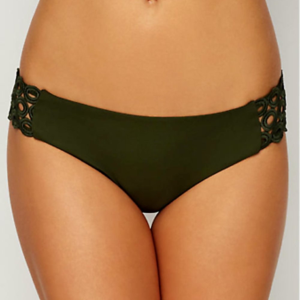 Becca Siren Hipster Bikini Bottom in Bay leaf - Size XL - NWT